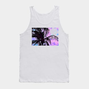 Painted Palm Sunset Tank Top